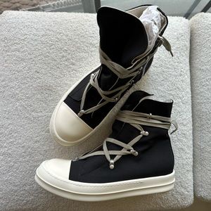 Rick Owens Drkshdw Hexa pentagram lace sneakers